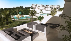 infografia vista parque urbanizacion oasis añoreta