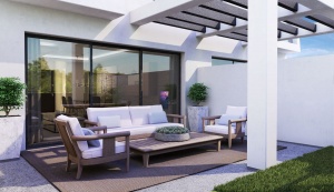 infografia terraza urbanizacion oasis añoreta