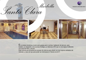 Publicidad dossier villas Marbella spa despacho y bodega