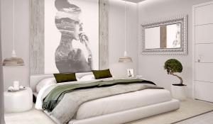 Infografia, diseño de dormitorio